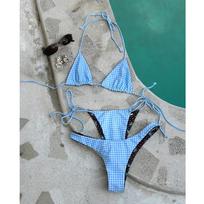 3 piece Bikini Set Micro Bikini Push Up Women Swimsuit 2026 Sexy Swimwear Brazilian Biquini Swim Suit Print Beachwear Female L gray