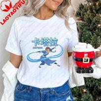 Avatar The Last Airbender - Retro Vintage Style Casual Unisex Classic Cotton Short-Sleeved T-Shirt for Both Unisex and WoUnisex 3XL gray