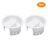 1/2 vnt. Dangteliai Stiklinis Vandens Karafas Plastikiniai Dangčiai Kamščiai Apsauga nuo Dulkių Neišsiliejantys Butelių Kamščiai Sandarūs Dangteliai Bistro Ąsočiui 2pcs