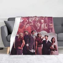Dwight Schrute Collage Blanket Fleece Autumn/Winter The Office Rainn Wilson Warm Throw Blanket for Sofa Outdoor Rug Piece 100cmx150cm gray