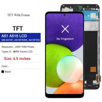 AMOLED ekranas Samsung Galaxy A51 4G LCD ekranui Jutiklinio ekrano skaitmenintuvo surinkimo keitimas A515 A515FN/DS A515F