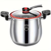 Large Capacity Micro-Pressure Cooker Non-Stick Stockpot Multifunctional Soup Pot  Soup sidabras