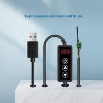 W3301 Micro Thermostat USB Temp Controller Switch High Sensitivity for Insect Butterfly Breeding Incubator Box A1 white