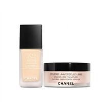 Chanel Ultra Le Teint Ultrawear All‑Day Comfort Flawless Finish Foundation With Poudre Universelle Libre Natural Finish Loose Powder Foundation #BD01 30ml+Powder #12 ROSY LIGHT 30g