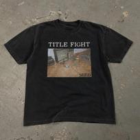Title Fight Shed Black Vintage Graphic Tee Unisex Cotton Band Shirt M gray