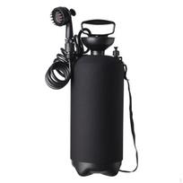 Slėginis augintinio praustuvas, rankinis, nešiojamas su žarna, kompaktiškas purkštukas šuniui 8L Blk W Insulated a