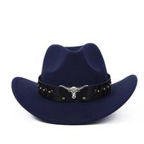 Cowboy Hat With Water Ripple Pattern And Dragon Phoenix Motifs For Men And Women Color 24 black