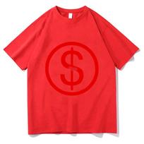 Slayyyter WorT Girl In America TShirts Cotton For Summer ONeck TeeShirt Pure Cotton Soft Comfortable Short Sleeve Streetwear 4XL red