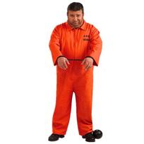 Prabangus vyriškas kalinio kombinezonas Oranžinis kostiumas vakarėliams prieš vestuves Adult red