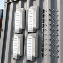 4 Pieces Container Vent Easy to Install for Self-Storage Cabinets, Workshops white