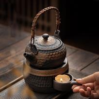 Japanese-style retro warm tea stove, teapot, electric ceramic stove, special beam pot for household tea making, tea brewer, teapot