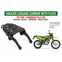 Fit For Kawasaki KLX  230 Haulier Luggage Carrier With Plate Black