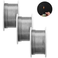 3Roll Gasless Flux Core Welding Wire 0.03 E71T-Gs Mig Welding Wire 0.6Pound | Core Welding Wire Low Temperature Easy Melt Alumin