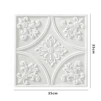 35*35cm 3D Putų Lubų Lipnios Vandeniui Atsparios Sienų Lipdukai Apsauga nuo Susidūrimų Nulupk ir Priklijuok Fono Tapetai Miegamojo Dekoravimas white