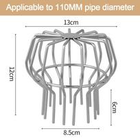 Lietvamzdžio filtras Gėlynės latako apsauga Nuotekų latako dangtelis Nuotekų vamzdyno jungiamoji dalis 110mm