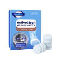 7pcs Jaysuing Washing Machine Cleaner Tablets, Deep Cleaning, Effective Sterilization, Deodorizing Cleaner for Washing Machine gray