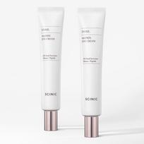 Scinic Snail Matrix Eye Cream 30ml 2 Pack Anti Wrinkle High Elasticity Moisturizer. Soothing Skin Barrier Protection FREE white