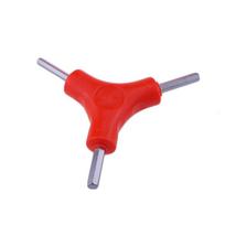 High-End S2 Multi-Purpose Bicycle Repair Tool: Handle Hex Three-Way Wrench 021 red