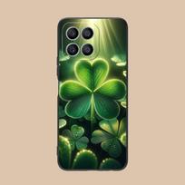 Šv. Patriko dienos mobiliojo telefono dėklas Honor 90 80 70 60 50 30 20 10 9 8 7 Pro S SE Lite 5G Spalvingas spausdintas dangtelis Gražus Honor 7S black