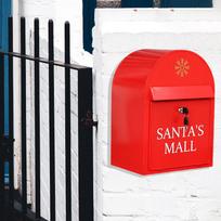 Lockable Mail Box Newspapers Large Capacity Iron Art Durable Rain Proof Hanging Box Mailbox Creative Letter Box for Home Decors raudona