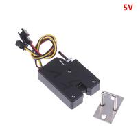 DC 5V 12V 24V Mini Mažas Elektrinis Valdymo Spintelės Durų Užraktas Spintelės Užraktas Spintelės Stalčiaus Užraktas Elektroninis Užraktas Prieigos Kontrolė' black
