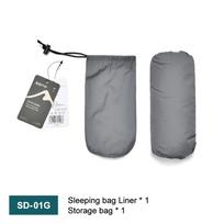 Outdoor Camping Sleeping Bag Liner Ultralight Mummy Sleeping Bag Backpack Liner Single Person Travel Sleeping Bag gray