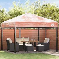 Replacement Cover for Gazebo Transparent 300 x 300 x 26 cm PVC