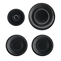 4 vnt. 55 mm–100 mm viryklės degiklio dangtelis įgaubtos formos viryklės difuzoriai viryklės degiklio dangtelis naudojimui orkaitėje Concave