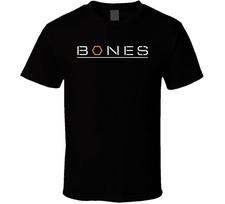 Bones Tv Show Title Fan T Shirt L black