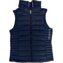 Tommy Hilfiger Dygsniuotas Dizainas Su Gobtuvu Užtraukiamas Liemenė Moteriška liemenė 76J5330-410 S black