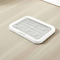 Cat Litter Catcher Mat AntiTracking Double Layer Large Size 40-30-4cm smėlis