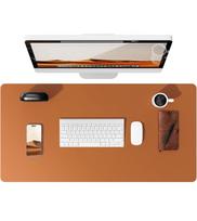 Large Mouse Pad, Desk Mat, Leather Desk Pad Protector, Non-Slip PU Leather Desk Blotter, Laptop Desk Pad 60x35 cm ruda