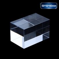 1 Pcs K9 Crystal Block Engravable Clear Cube Paperweight Glass Blank For Laser Engraving Diy Home Desktop Craft A3