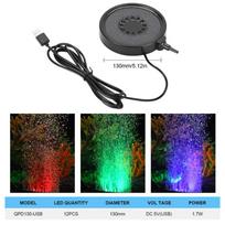 Usb Powered Aquarium Air Stone With Led Light Submersible Bubble Diffuser For Fish Tank Decoration A3