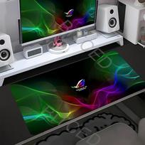 ASUS Mouse Mat ROG Large Gaming Mouse Pad Rubber NonSlip Carpet Computer Sports Speed Desk Mat Computer Keyboard Desktops Pads 30x80x0.2cm white