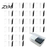 Handmade Fridge Magnets 5/6/8/10/15/20/24 Sets DIY Acrylic Magnet Kit, Square Refrigerator Craft with Adhesive Backing, Clear Picture Photo 20PCS
