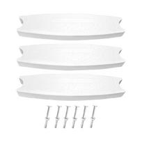 3Pack Nonslip Pool Ladder Treads Replacement Heavy Type Pool Ladder Step With Antislip Dot for Easy Installation 1 white