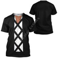 PLstar Cosmos Michael Jackson 3D spausdinimo marškinėliai Harajuku gatvės stiliaus marškinėliai Juokingi vyrams moterims trumpomis rankovėmis 12 6XL black