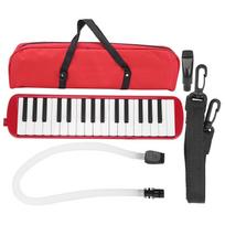 IRIN Melodica 32 klavišų pučiamasis muzikos instrumentas, tinkamas pradedantiesiems raudona