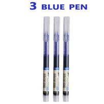 Xiaomi 3-5Pcs Straight Liquid Gel Pen Quick-drying, Large-capacity 0.5mm Black Blue Ink for Writing School Office Stationery Supplies gray