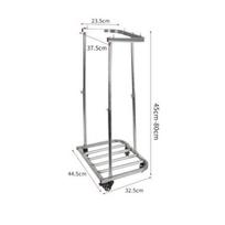 Sack Holder Frame Metal Grain Bagging Stand Adjustable Bag Long-Lasting Free