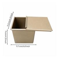 Pullman Loaf Pan with Lid Nonstick Bakeware Carbon Steel for Home Bakers