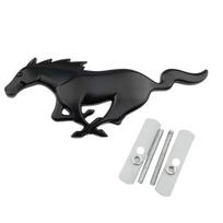 1 vnt. 3D žirgo logotipas Metalinis automobilio priekinės gaubto lipdukas Mustang, Focus, Mondeo, ROUSH, SHELBY, GT, GT500, galinės bagažinės emblemos lipdukai