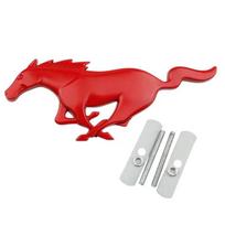 1 vnt. 3D žirgo logotipas Metalinis automobilio priekinės gaubto lipdukas Mustang, Focus, Mondeo, ROUSH, SHELBY, GT, GT500, galinės bagažinės emblemos lipdukai