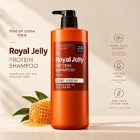 Mise en Scène Royal Jelly Shampoo & Protein Treatment 1000ml / Korean Cosmetics Shampoo