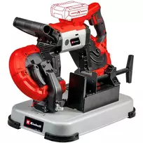 „Einhell“ akumuliatorinė juostinė pjūklė TE-MB 18/127 U Li-Solo, 18 V (raudona/juoda, su
