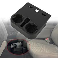 Front Center Console Cup Holder Fit For Ford F150 15-20/F-250 F-350 F-450 17-22 black