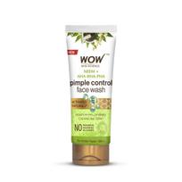 WOW Skin Science Neem Face Wash 150 ml | Purifies Oily Skin, Unclogs Pores, Reduces Acne Breakouts, Hydrating Cleanser for Clear, Smooth  Skin white