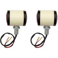 APSMOTIV Atj2071 Butler Style Side/Tail Light Assembly Tractor-Part with 12v Bulbs Tractors side marker indicator beige