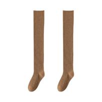 Women Thigh High Socks Extra Long Over The Knee Socks Thick Cotton Knit Boot Stockings Winter Leg Warmers brown